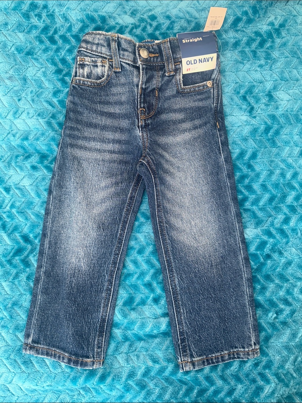 🆕 Old Navy Medium Wash Straight Adjustable Waist Jeans - 2T